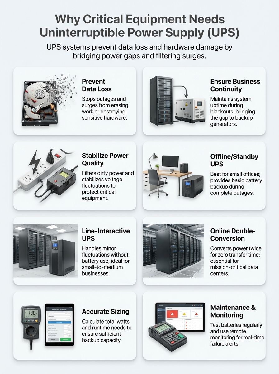 Why Is Uninterruptible Power Supply Important for Protecting Critical Equipment Why Is Uninterruptible Power Supply Important for Protecting Critical Equipment