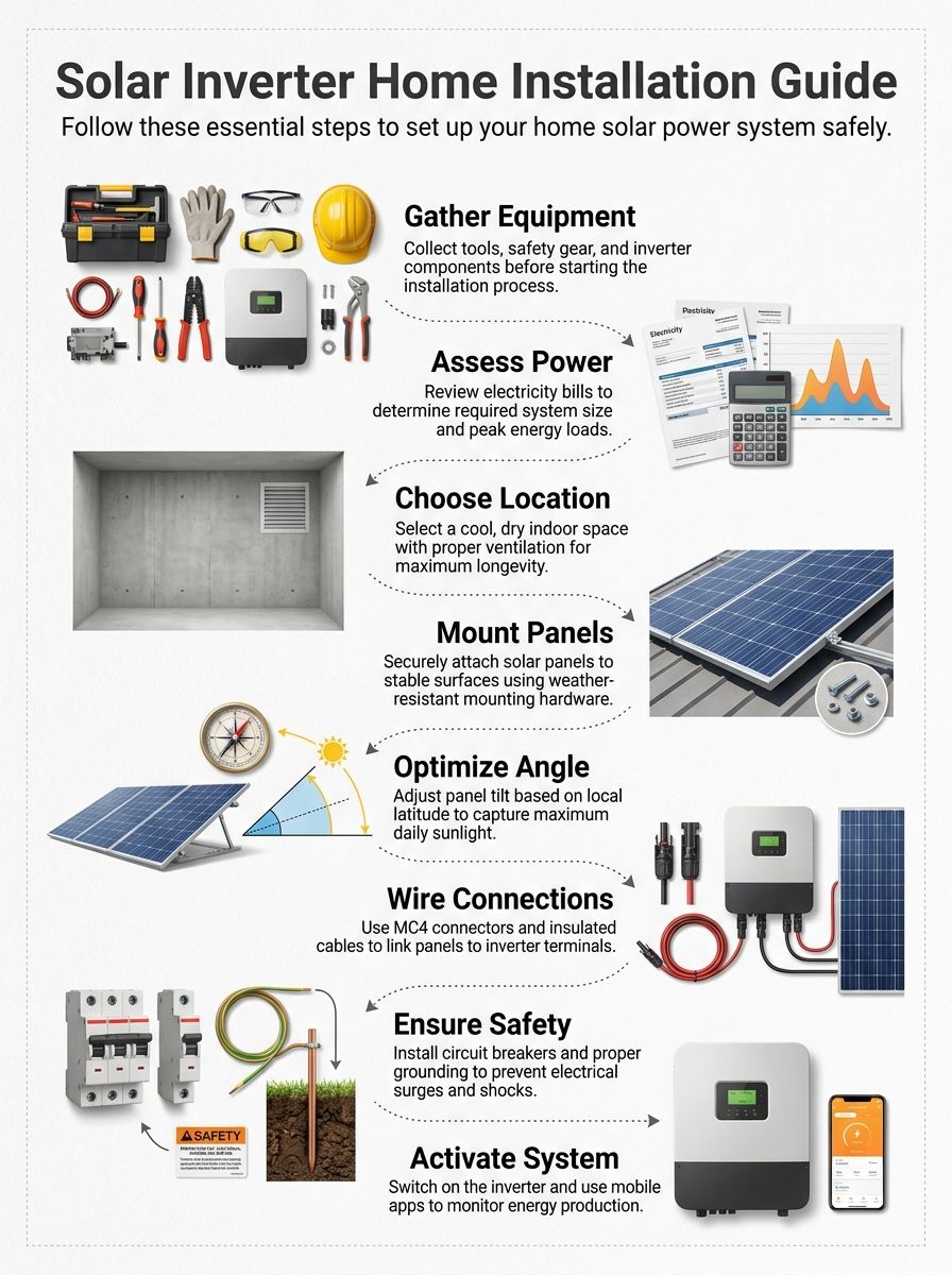 How to Install Solar Inverter: Step-by-Step Home Setup Guide