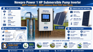 Inversor para bomba sumergible de 1 HP