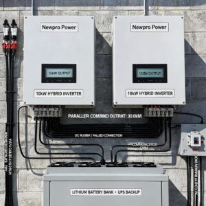 10kW Inverter Solar Pump by Newpro Power – Reliable & Efficient Hybrid Solar Inverter with MPPT & Battery-Less Operation - Image 3